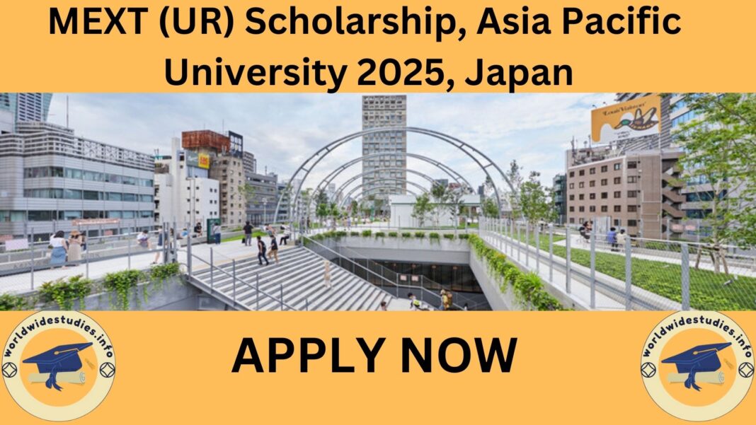 MEXT (UR) Scholarship, Asia Pacific University 2025, Japan