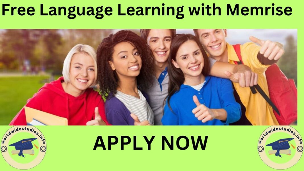 Free Language Learning with Memrise