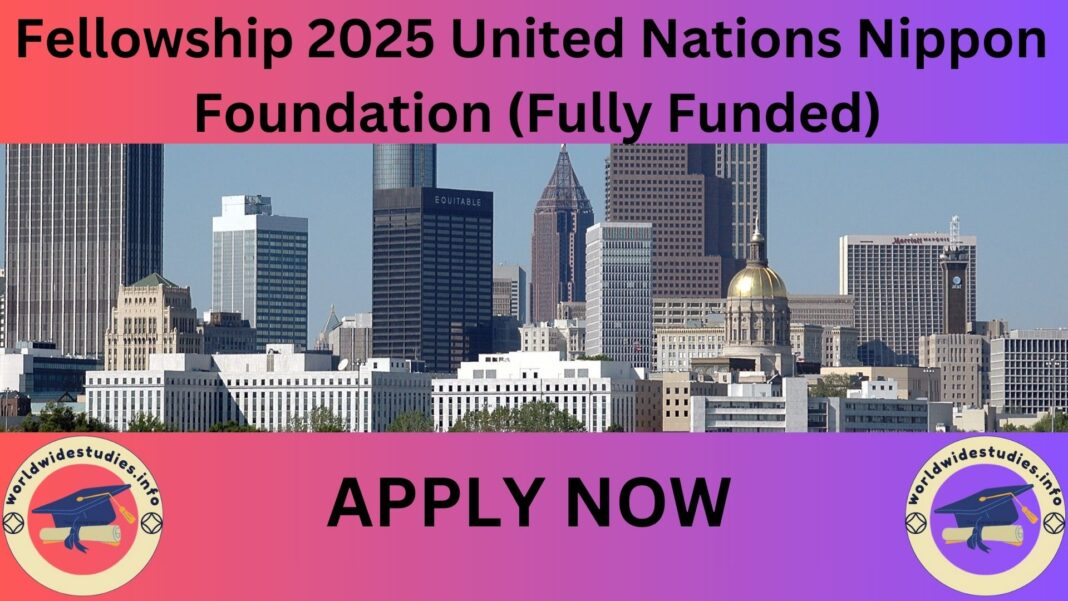 Fellowship 2025 United Nations Nippon Foundation (Fully Funded)