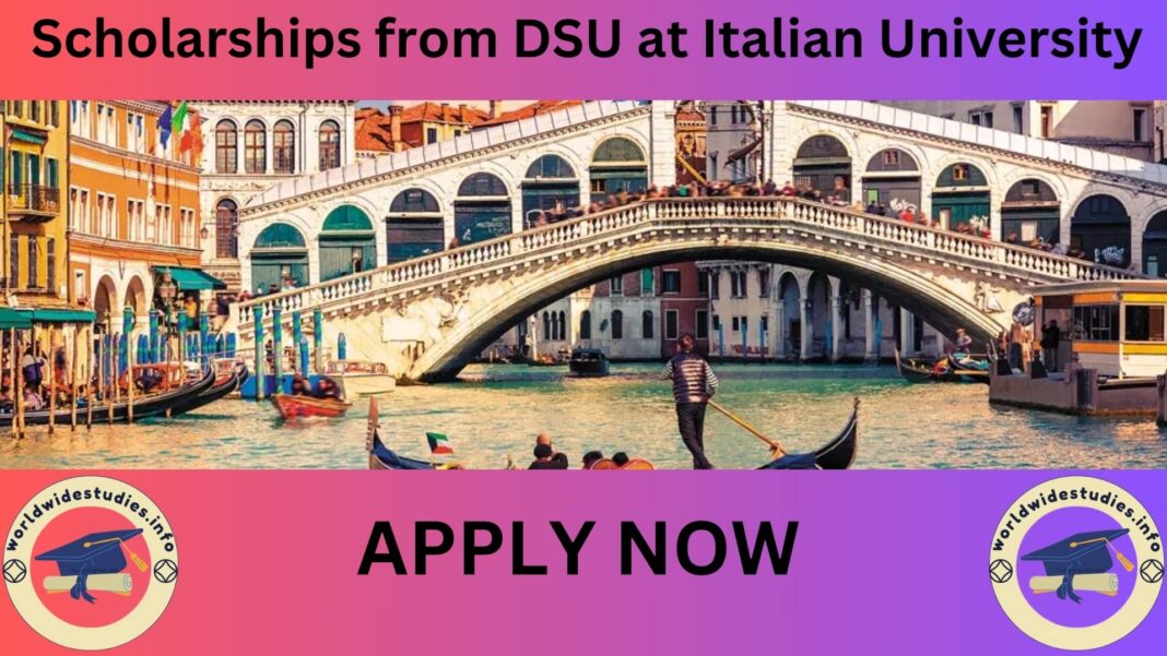 Scholarships from DSU at Italian University