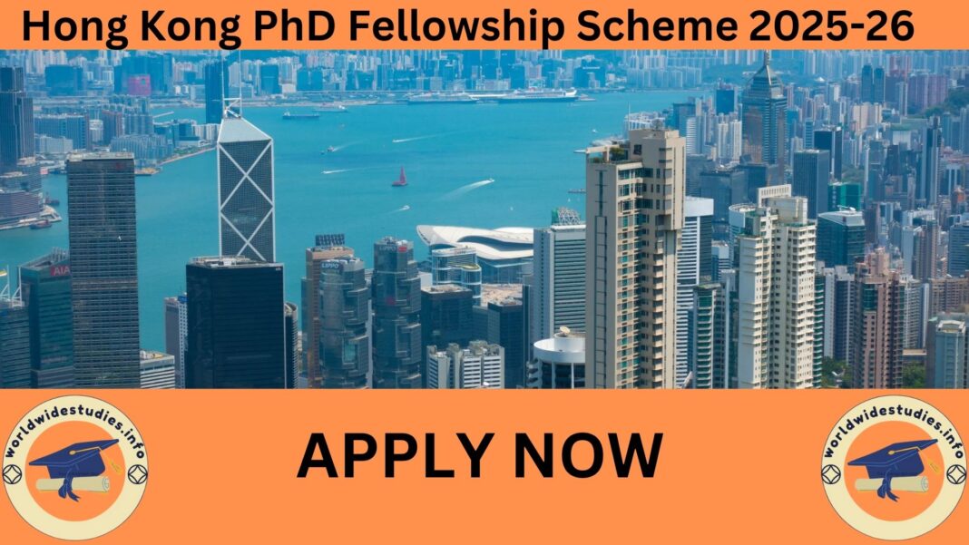 Hong Kong PhD Fellowship Scheme 2025-26