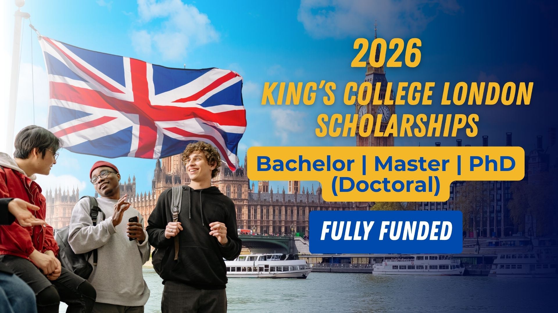 King’s College London Scholarships 2026 | Study in UK