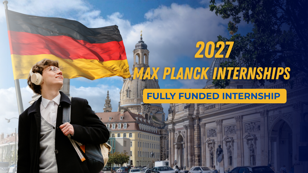 Max Planck Internships 2027 in Germany