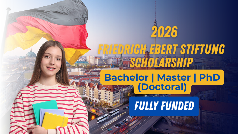 Friedrich Ebert Stiftung Scholarship 2026 | Fully Funded Study in Germany