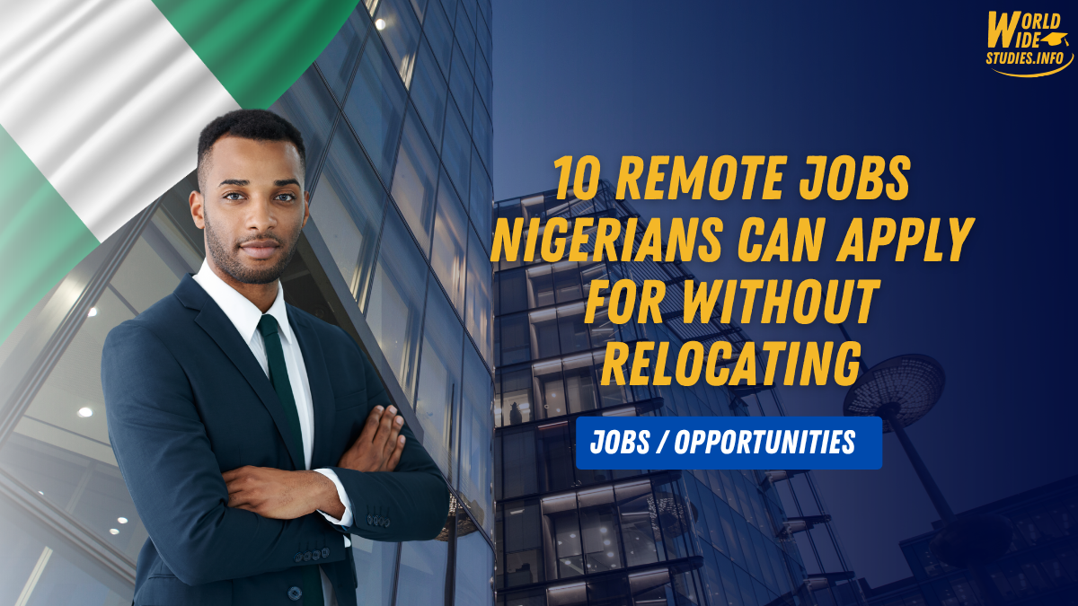 10 Remote Jobs Nigerians Can Apply for Without Relocating