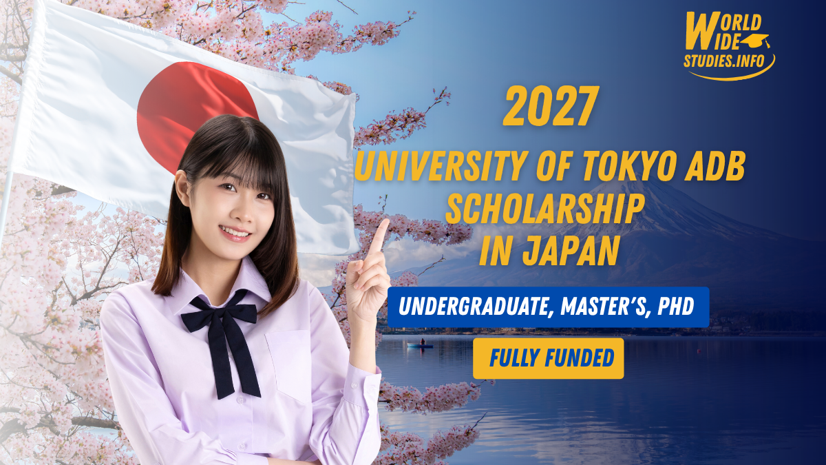 University of Tokyo ADB Scholarship 2027 in Japan