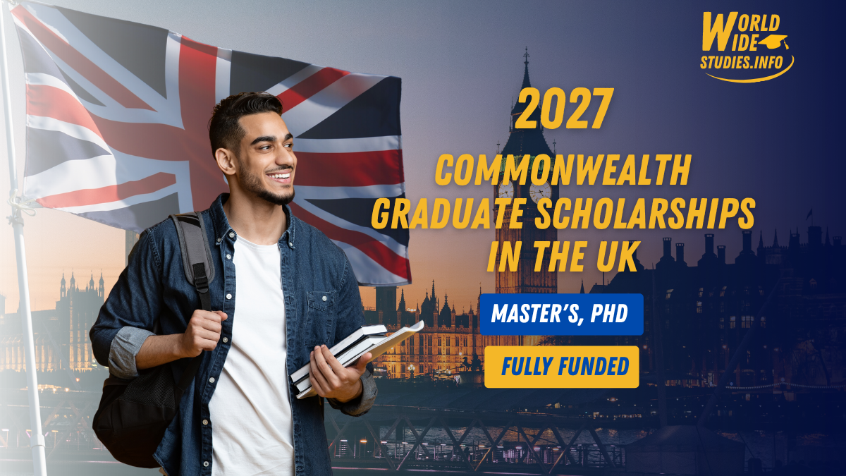 Commonwealth Graduate Scholarships 2027 in the UK