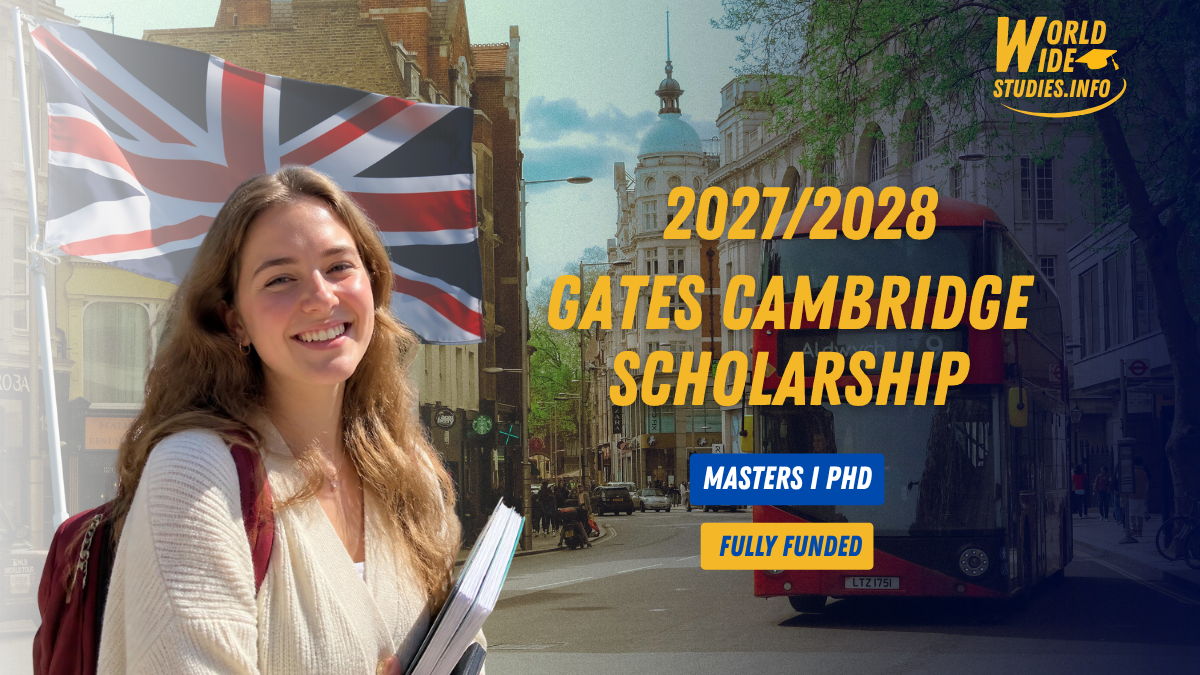 Gates Cambridge Scholarship 2027-28 in the UK