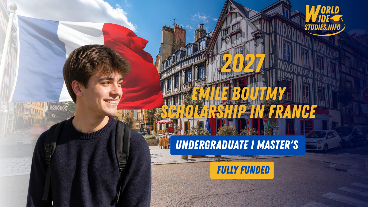 Emile Boutmy Scholarship 2027 in France